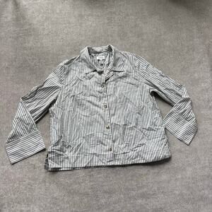 COS Cotton Striped Button Down Top